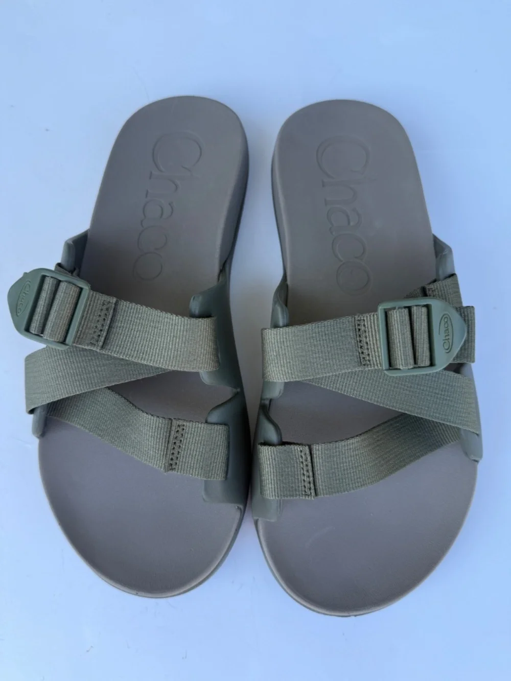 Chaco Men's Chillo's Army Green Adjustable Sandals